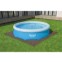 Bazénová izolačná penová podložka pod bazén WOOD 12 ks 50x50 cm 58712