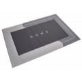 Kúpeľňová predložka absorpčná 50 x 80 cm obdĺžnik, sivá, AP5221