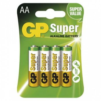 GP Super Alkaline AA 4ks 1013214000