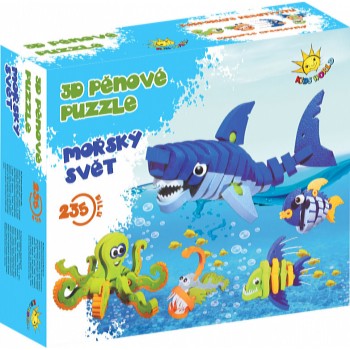 3D penové puzzle Morský svet 235 ks