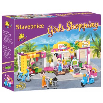 Stavebnica Girls Shopping 376 ks