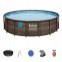 Bazén Power Steel Rattan Swim Vista 4,88 x 1,22 m - 56725