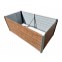 Vyvýšený záhon AGRO BED 200 x 77 x 100 cm, 3D design drevo, kov BZV24