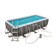 Bestway Bazén Power Steel Rattan 4,04 x 2,01 x 1 m set vrátane príslušenstva