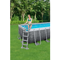 Bestway Bazén Power Steel Rattan 4,12 x 2,01 x 1,22 m set vrátane príslušenstva