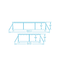 Bestway Bazén Steel Pro 3 x 2,01 x 0,66 m s kartušovou filtráciou