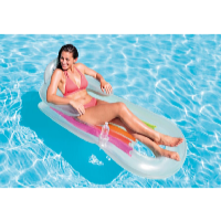 Intex Nafukovacie ležadlo King Kool 160 x 85 cm strieborné
