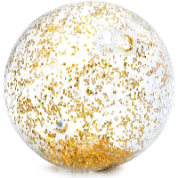 Intex Nafukovacia lopta Glitter Beach 71 cm zlatá