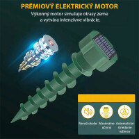 Garden King Solárny odpudzovač krtkov a hadov 3EFFECT SD-SL500 2 ks