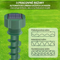 Garden King Solárny odpudzovač krtkov a hadov 3EFFECT SD-SL500 2 ks