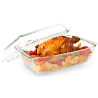 De Gusto Sklenený pekáč 3,5l s vekom