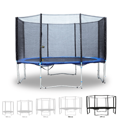 Fitness King Trampolína 427 cm + ochranná sieť + schodíky