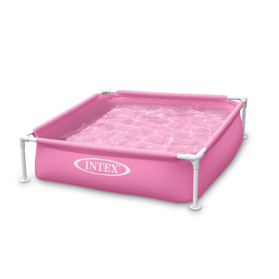 Intex Detský bazén Mini Frame 122 x 122 x 30 cm ružový