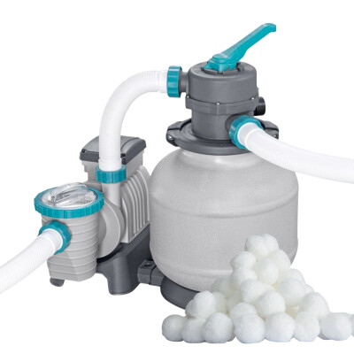 Bestway Piesková filtrácia EXPERT EVO s filtračnou náplňou Polysphere 2 x 500 g