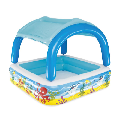 Bestway Detský bazén so strieškou 140 x 140 x 114 cm
