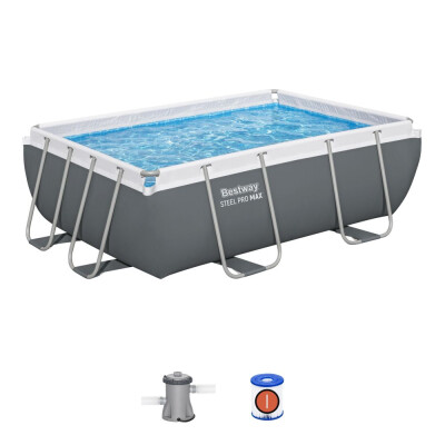 Bestway Bazén Power Steel 2,82 x 1,96 x 0,84 m s kartušovou filtráciou