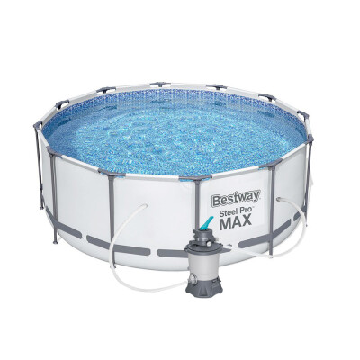 Bestway Bazén Steel Pro Max 3,66 x 1,22 m s pieskovou filtráciou Standard EVO