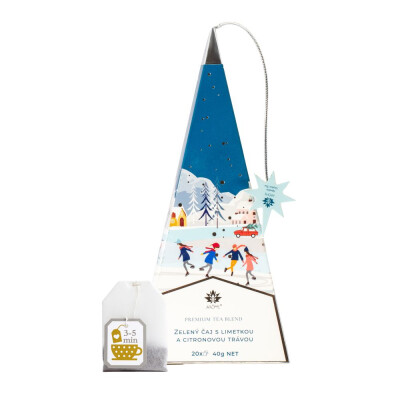 Arôme Zelený čaj s limetkou a citrónovou trávou, 20 x 2 g - súprava 2 ks