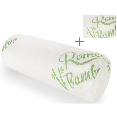 Romeo Relaxačný valec MEMORY BAMBOO 46 x 16 cm + náhradná obliečka BAMBOO