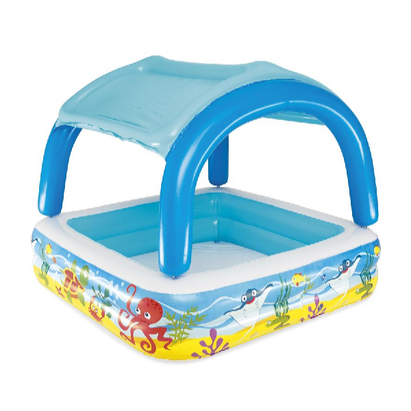 Bestway Detský bazén so strieškou 140 x 140 x 114 cm