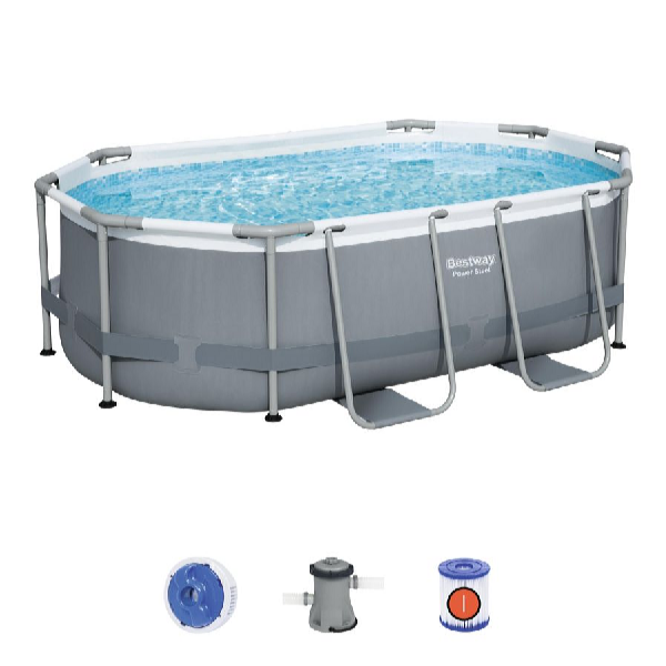 Bestway Bazén Power Steel 3,05 x 2 x 0,84 m s kartušovou filtráciou