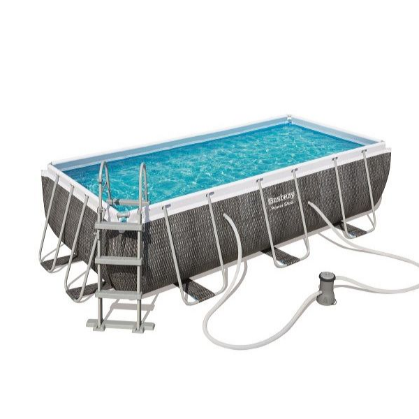 Bestway Bazén Power Steel Rattan 4,04 x 2,01 x 1 m set vrátane príslušenstva