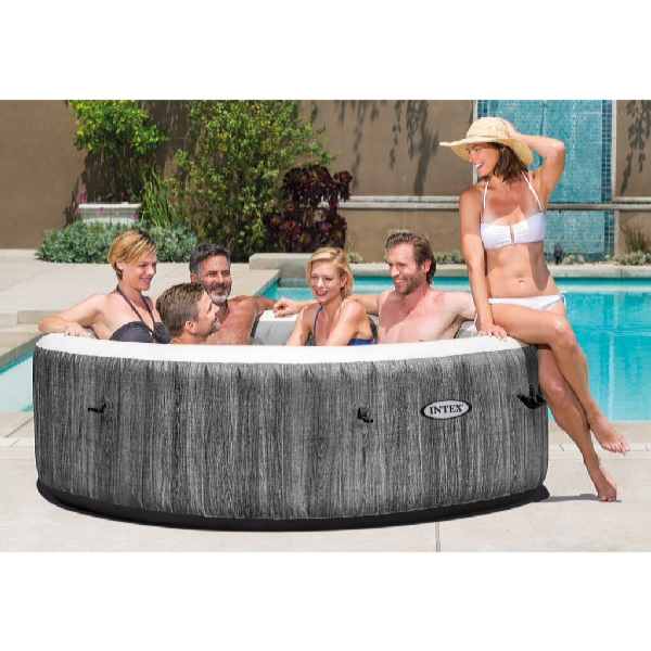 Intex Vírivý bazén PureSpa Bubble Greywood Deluxe XL