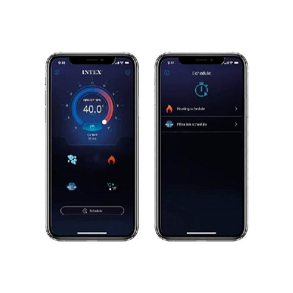 Intex Vírivý bazén PureSpa Bubble Greywood Deluxe XL