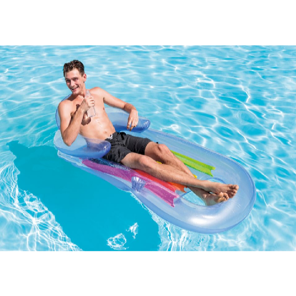 Intex Nafukovacie ležadlo King Kool 160 x 85 cm modrá