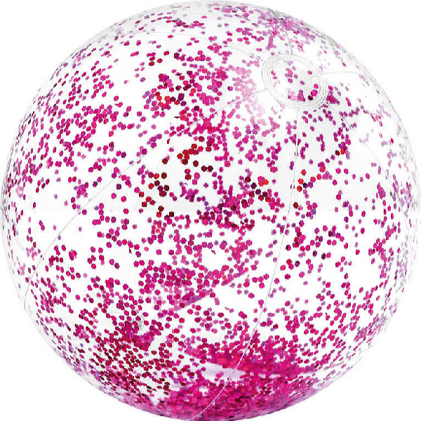 Intex Nafukovacia lopta Glitter Beach 71 cm rúžová