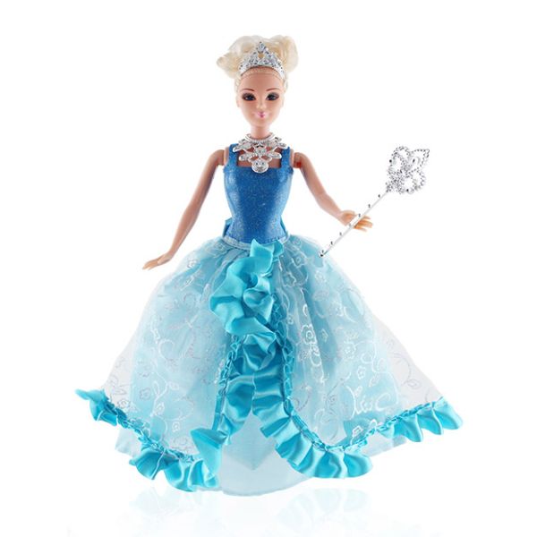 Kids World Bábika BONNIE PRINCESS modrá