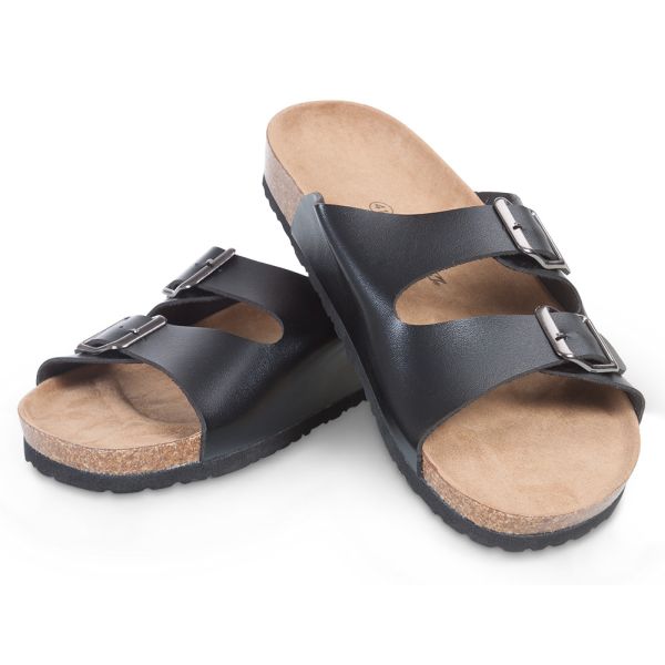 Fit Walk Pánske korkové papuče čierna 40
