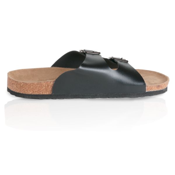 Fit Walk Pánske korkové papuče čierna 40