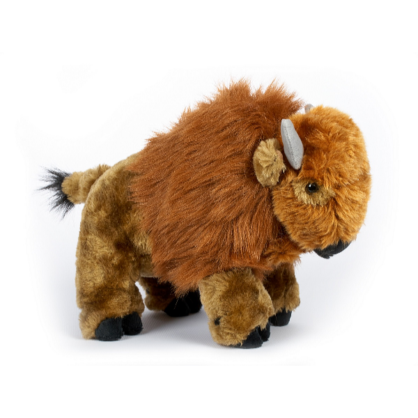 Kids World Plyšový bizón stojaci 21 cm